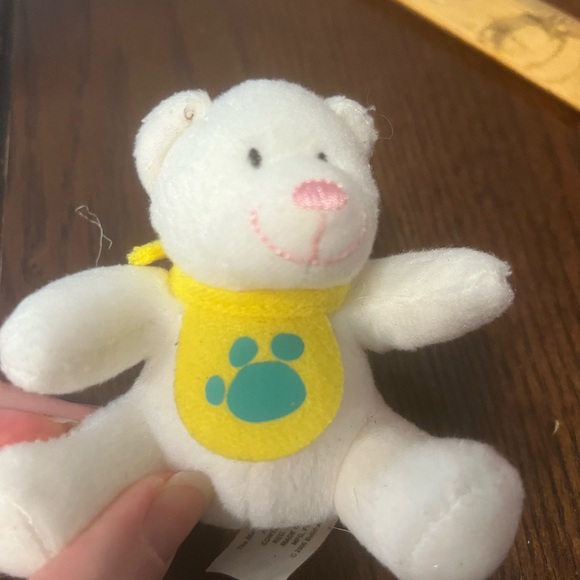 Build-A-Bear White Cuddly Bear & Golden Brown Read Teddy Small Stuffed Animals - Picture 10 of 12